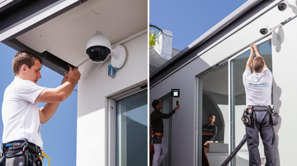 Sistema de segurança residencial moderno